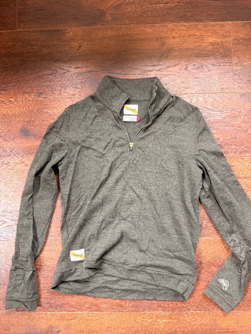 Tracksmith Merino Wool Quarter Zip